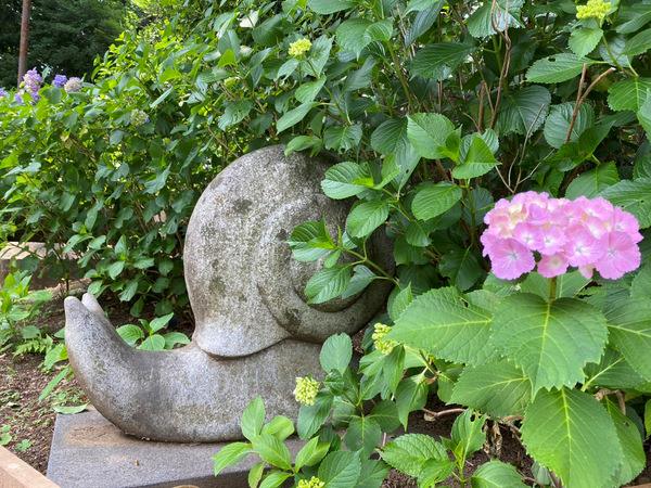 多摩川台公園の入り口近くのモニュメント